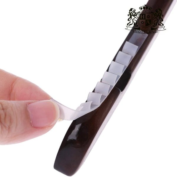 ANTISLIP SILIKONE TAPES clear-Ενισχυμενες διαφανες αυτοκολλητες αντιολισθητικες ταινιες μηκους 9cm & παχους 0,1mm για κρεμαστρες (ΔΙΑΤΗΡΟΥΝ ΣΤΑΘΕΡΑ ΤΑ ΡΟΥΧΑ ΣΤΟΥΣ ΩΜΟΥΣ ΤΗΣ ΚΡΕΜΑΣΤΡΑΣ)(120 τμχ/κιβώτιο) - Image 2