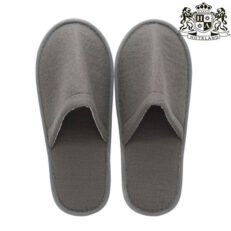 Πετσετε GRAY-R-Οικονομικες Παντόφλες (UNISEX 29cm) (Διαφανο Οικολογικο Σακουλακι Ανα Ζευγος) (100 Ζευγη/Κιβ)