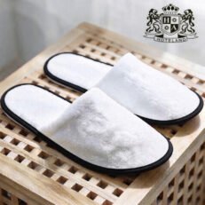 K-ΒΕΛΟΥΔΟ DELUXE black-Παντόφλες Με ΕΣΩΤΕΡΙΚΟ ΠΑΤΟ & μαυρο ρελι περιμετρικα (UNISEX 29,00cm) (ΠΑΧΟΣ ΣΟΛΑΣ 6mm) (Διαφανο Οικολογικο Σακουλακι Ανα Ζευγος) (100 Ζευγη/Κιβ)