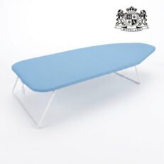CORBY HOTEL MINI sky blue - Σιδερώστρα TΡΑΠΕΖΙΟΥ πτυσομενη βοηθητικη από υλικο ανθρακίτη με λευκο σκελετο  (75,00 x 36,00 x 16,5cm)