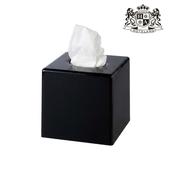 KLEENEX ΜΑΥΡΟ - Xαρτοθηκες Δωματιου απο ισχυρο υλικο melamine ABS σε σχημα ΚΥΒΟΥ (H13,00 x W13,50 x D13,50cm)
