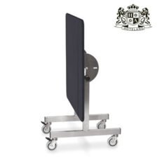 Alternative view of MC-Q110480N Πτυσσόμενo Room Service Tραπεζι Τετραγωνο 0,80 με 2 φρενα (Διαθετει υποδοχη για θερμοθαλαμο)