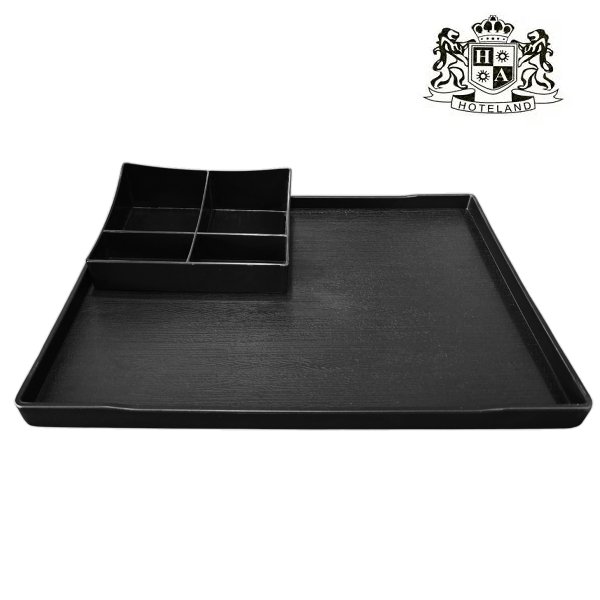 HOTELAND ECONOMY set 7 - ΣΕΤ Δίσκος με διαστασεις (33,00 x 24,00 x 2cm) & βραστήρας INOX 1L - Image 2