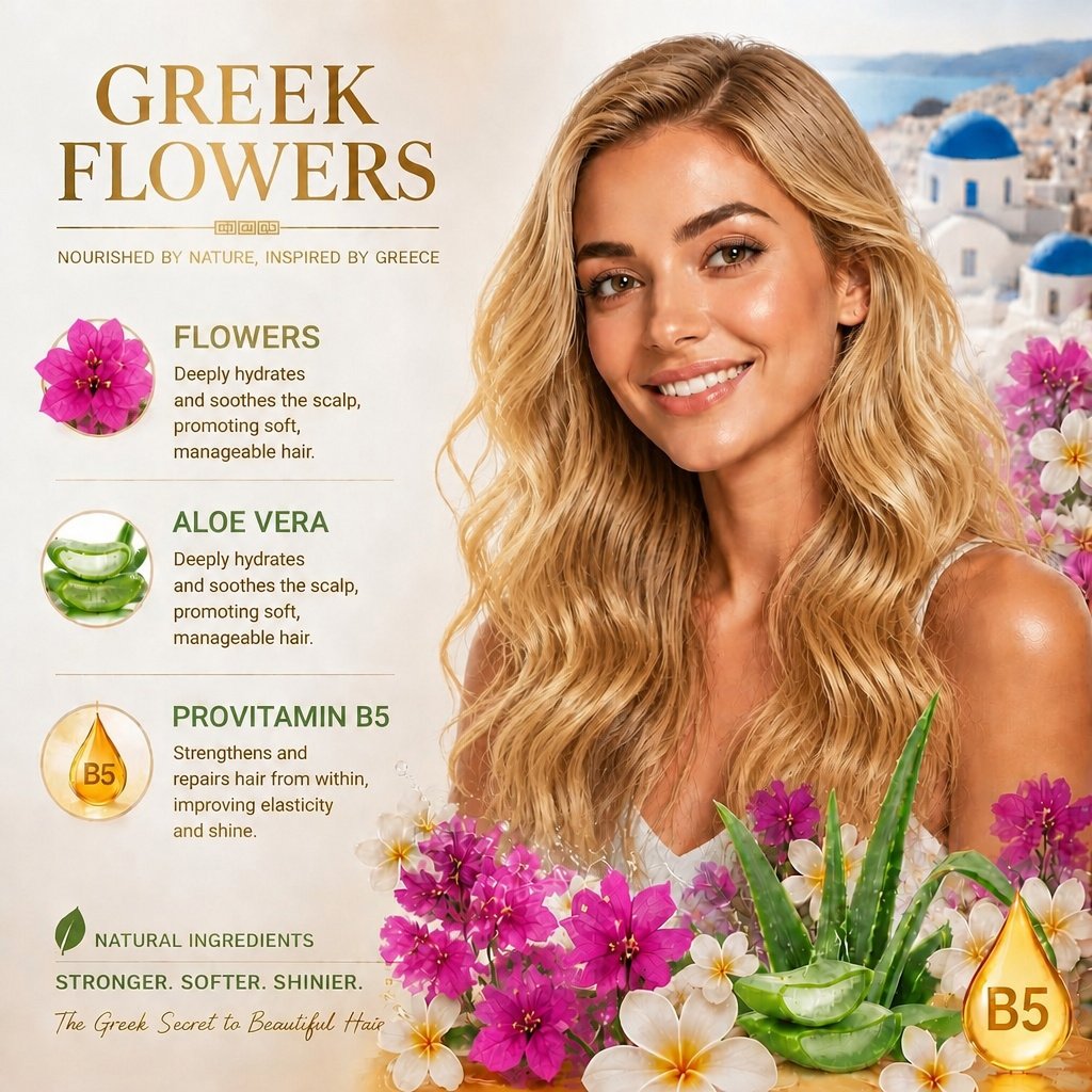 GREEK FLOWERS Shower Gel 4L- Aφρολουτρο σε μπετονι-κανιστρο 4LT με άρωμα ΛΟΥΛΟΥΔΙΩΝ (4 τμχ/κιβώτιο) EΛΛΗΝΙΚΟ ΠΡΟΙΟΝ - Image 2