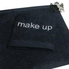 SMALL BLACK-ΠΕΤΣΕΤΑ 500gsm MAKE-UP (ΝΤΕΜΑΚΙΓΙΑΖ ΠΡΟΣΩΠΟΥ)(ΜΙΚΡΗ Διαστασεων 30 x 30) ME KENTHMENH TH ΦΡΑΣΗ MAKE UP