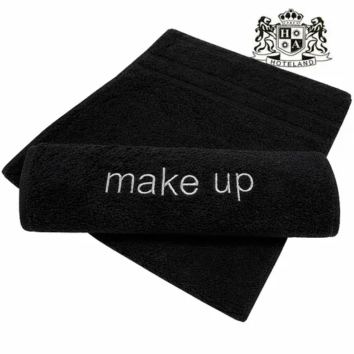 LARGE BLACK-ΠΕΤΣΕΤΑ 500gsm MAKE-UP (ΝΤΕΜΑΚΙΓΙΑΖ ΠΡΟΣΩΠΟΥ)(ΜEΓΑΛΗ Διαστασεων 30 x 50) ME KENTHMENH TH ΦΡΑΣΗ MAKE UP