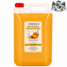 GREEK MILK & HONEY Hand Liquid Soap 4L- Υγρο Κρεμοσαπουνο Χεριων σε μπετονι-κανιστρο 4LT με άρωμα ΜΕΛΙ & ΓΑΛΑ (2 τμχ/κιβώτιο) EΛΛΗΝΙΚΟ ΠΡΟΙΟΝ