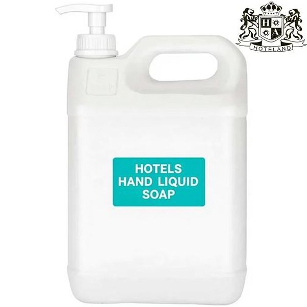HOTELAND Hand Liquid Soap/Kρεμοσαπουνο Χεριων σε Κανιστρο 5L (2 Tεμ/Κιβ) (Διαθετει Αντλια για ευκολη μεταγγιση του καλλυντικου)
