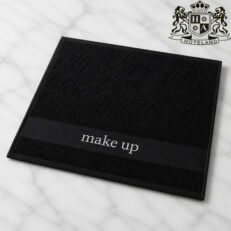 SMALL BLACK-ΠΕΤΣΕΤΑ 500gsm MAKE-UP (ΝΤΕΜΑΚΙΓΙΑΖ ΠΡΟΣΩΠΟΥ)(ΜΙΚΡΗ Διαστασεων 30 x 30) ME ENΔΟΥΦΑΣΜΕΝΗ ΤΗ ΦΡΑΣΗ MAKE UP