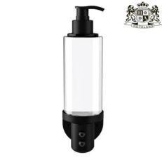 Alternative view of BLACK UNO (304 STEEL) Μονη Βαση dispenser BLACK matt ME ΔΙΑΦΑΝΟ ΜΠΟΥΚΑΛΙ ΑΝΤΛΙΑΣ για τη σειρα καλλυντικων GREEK MYTHIC OLEA