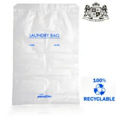 PU LAUNDRY BAG eco friendly-Οικολογικη 100% Αυτοδιασπωμενη Σακουλα απλυτων ΕCO απλη (size 40 x 60) (1.000 Tεμ/Κιβ)