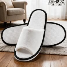 ΒΕΛΟΥΔΟ DELUXE black-Παντόφλες Με ΕΣΩΤΕΡΙΚΟ ΠΑΤΟ & μαυρο ρελι περιμετρικα (UNISEX 29,00cm) (OPEN) (ΠΑΧΟΣ ΣΟΛΑΣ 6mm) (Διαφανο Οικολογικο Σακουλακι Ανα Ζευγος) (100 Ζευγη/Κιβ)