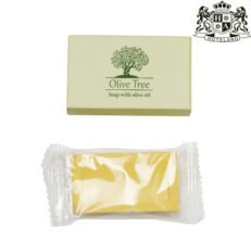 OLIVE TREE Σαπούνι/Soap 25 gr σε διαφανη ζελατίνα αρχικα και μετα σε χάρτινο κουτί με άρωμα ελαιόλαδου (600 τμχ/κιβώτιο)