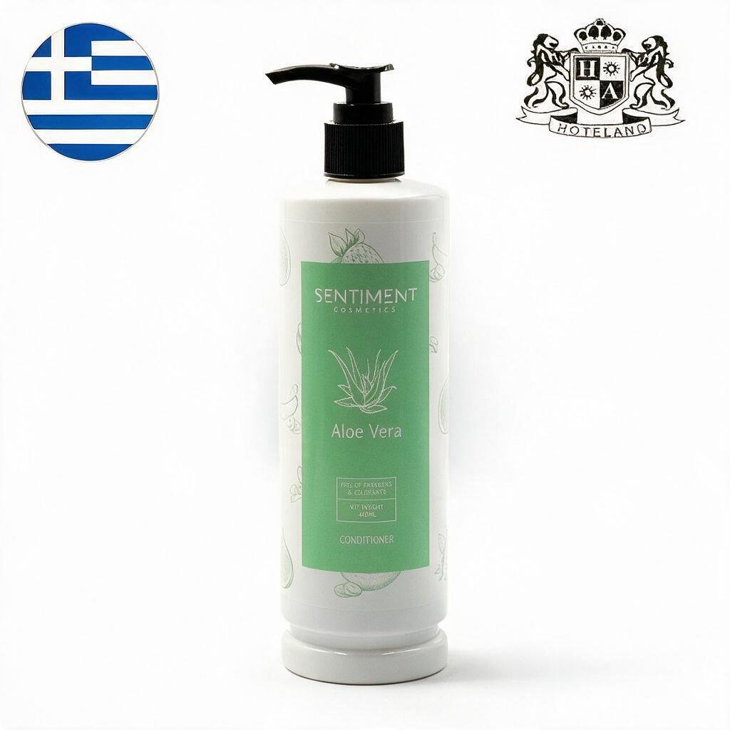GREEK Fruits & Senses-Mαλλακτικη Κρεμα Μαλλιων/Hair Conditioner σε μπουκαλι Aντλιας 400ml (DISPENSER) με αρωματα AΛΟΗΣ (20 τμχ/κιβώτιο) EΛΛΗΝΙΚΟ ΠΡΟΙΟΝ