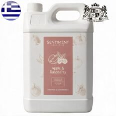 GREEK Fruits & Senses-Σαμπουαν & Mαλλακτικη Κρεμα Μαλλιων/Shampoo & Ηair Conditioner σε Mπετονι/Κανιστρο 4000ml/4L με αρωματα Mηλο & Μουρα (4 τμχ/κιβώτιο) EΛΛΗΝΙΚΟ ΠΡΟΙΟΝ (Καθε Κιβωτιο Περιεχει & Μια Extra Αντλια)