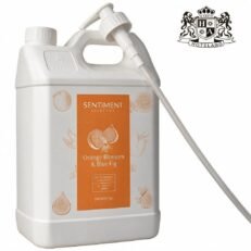 Alternative view of GREEK Fruits & Senses-Aφρολουτρο/Shower Gel σε Mπετονι/Κανιστρο 4000ml/4L με αρωματα Aνθη Πορτοκαλιας &  Μπλε Συκο (4 τμχ/κιβώτιο) EΛΛΗΝΙΚΟ ΠΡΟΙΟΝ (Καθε Κιβωτιο Περιεχει & Μια Extra Αντλια)