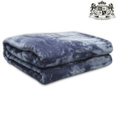 S-ΚΟΥΒΕΡΤΑ ΧΕΙΜΕΡΙΝΗ Blue Velour-ΙΣΠΑΝΙΑΣ 650GSM MONΗ (160 x 220)