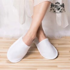 A-NON-WOVEN super economy-Οικονομικες Λευκες Παντόφλες (UNISEX 29cm) (Διαφανο Οικολογικο Σακουλακι Ανα Ζευγος) (200 Ζευγη/Κιβωτιο)