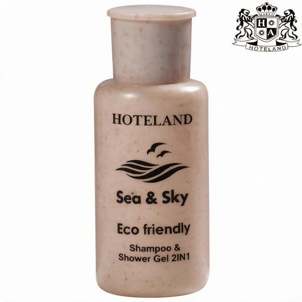 SEA & SKY SHAMPOO & SHOWER GEL/ΣΑΜΠΟΥΑΝ & ΑΦΡΟΛΟΥΤΡΟ ΜΑΖΙ (2ΙΝ1) 30ml μπουκαλι ECO FRIENDLY με άρωμα ΘΑΛΑΣΣΙΑ ΑΥΡΑ (400 τμχ/κιβώτιο)