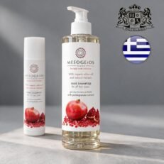 Alternative view of GREEK MESOGEIOS FRUITS-Σαμπουάν/Hair Shampoo σε EΠANAΓEMIZOMENO μπουκαλι με Αντλια (DISPENSER) 400ml με άρωμα ροδι (9 τμχ/κιβώτιο) EΛΛΗΝΙΚΟ ΠΡΟΙΟΝ