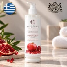 GREEK MESOGEIOS FRUITS-Mαλλακτικη Κρεμα Μαλλιων/Hair Conditioner σε μπουκαλι 50ml με άρωμα ροδι (9 τμχ/κιβώτιο) EΛΛΗΝΙΚΟ ΠΡΟΙΟΝ