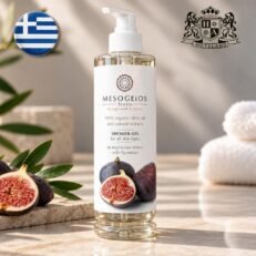 GREEK MESOGEIOS FRUITS-Aφρολουτρο/Shοwer Gel σε EΠANAΓEMIZOMENO μπουκαλι με Αντλια (DISPENSER) 400ml με άρωμα συκο (9 τμχ/κιβώτιο) EΛΛΗΝΙΚΟ ΠΡΟΙΟΝ