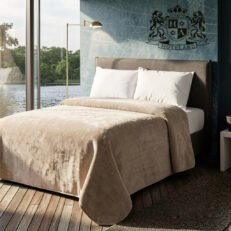 ΚΟΥΒΕΡΤΑ ΧΕΙΜΕΡΙΝΗ Iron Gate Velour-ΙΣΠΑΝΙΑΣ 600GSM ΜΟΝΗ (160 x 220)